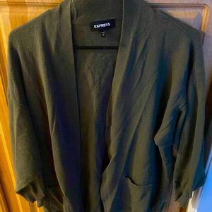 Express Green Cardigan